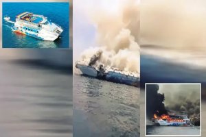 115 kişi denize atlayarak kurtuldu