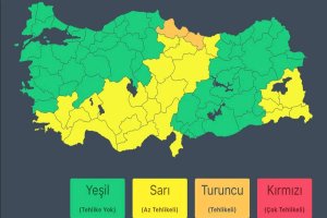 Bakanlıktan kuvvetli yağış ve fırtına uyarısı