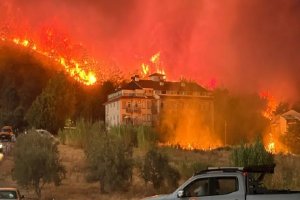 Fethiye'de orman yangın