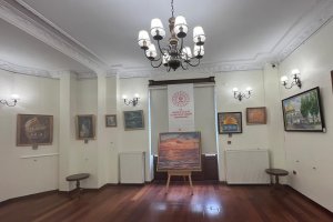 Nuri Pakdil Edebiyat Müze Kütüphanesinde Sumud Resim Sergisi