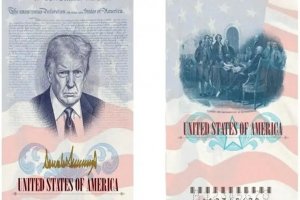 Trump portreli pasaport dönemi