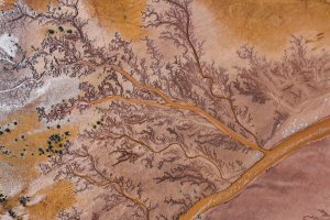 Tuzla Palas Gölünde İlginç Görüntüler Oluştu